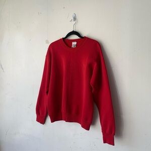Vintage Olympic USA Red Crewneck Sweatshirt Size L
